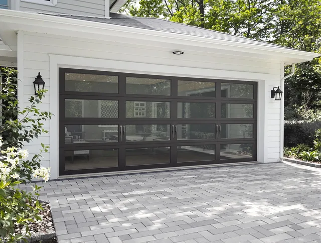 Burbank Garage Door Repair design specialist presenting custom garage door options to Burbank homeowner
