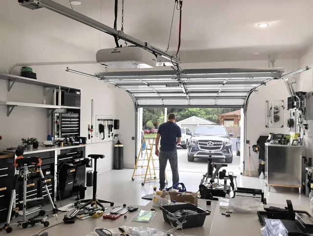 Garage door opener installation by Burbank Garage Door Repair in Burbank
