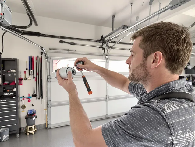 Garage door opener repair service by Burbank Garage Door Repair in Burbank