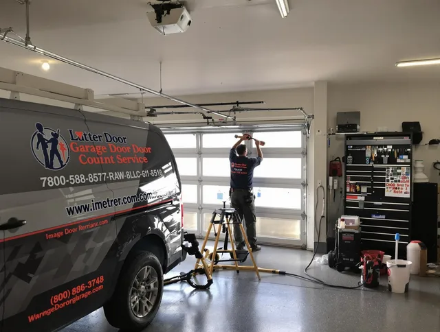 Burbank Garage Door Repair team performing same-day garage door repair in Burbank