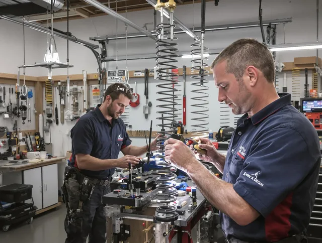 Garage door spring repair service by Burbank Garage Door Repair in Burbank