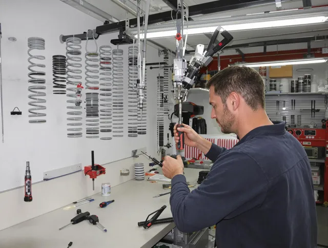 Burbank Garage Door Repair safety certified technician performing precision spring replacement in Burbank